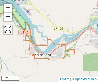 Area schools map